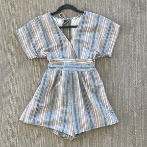 Tie-back Romper